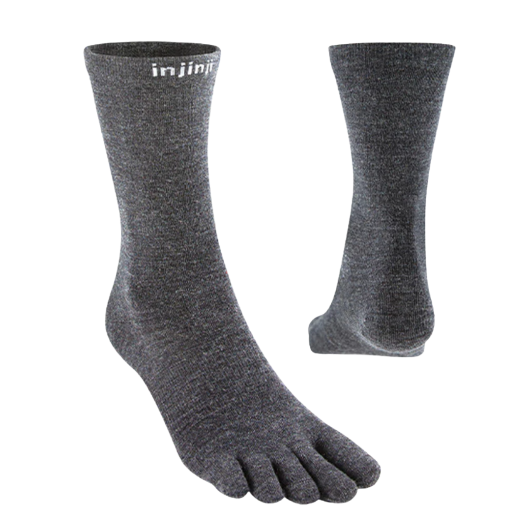 Injinji Ultra-Thin Crew Wool Toe Socks