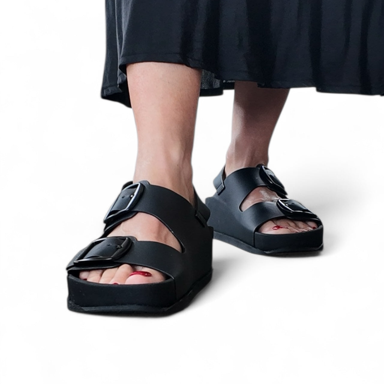 The ANATOMICA Orthotic Sandal - Black